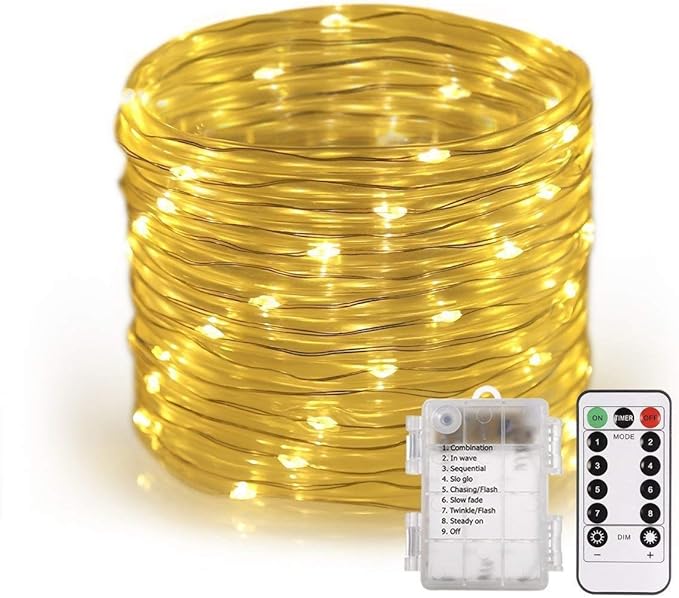 LED Rope Lights, 100 LED Waterproof String Lights Outdoor Tube Lights