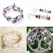 PandaHall Elite About 800 Pcs Chip Gemstone Beads Crushed Pieces Stone Length 4-12mm for Jewelry Making 8 Styles