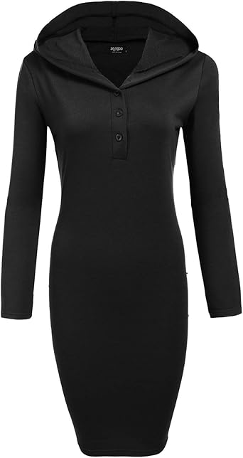 hooded sweatshirt dress amazon