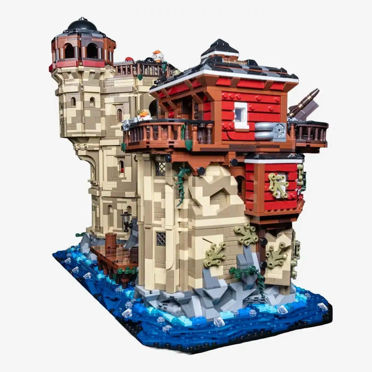 BlueBrixx Pro 108075 – Kraftwerk des Astronomen, 5350 Klemmbausteine, Astronomen Set, Geschenk für Architektur Fans, Standardsteine, Bausteine der Astronomen-Serie 4