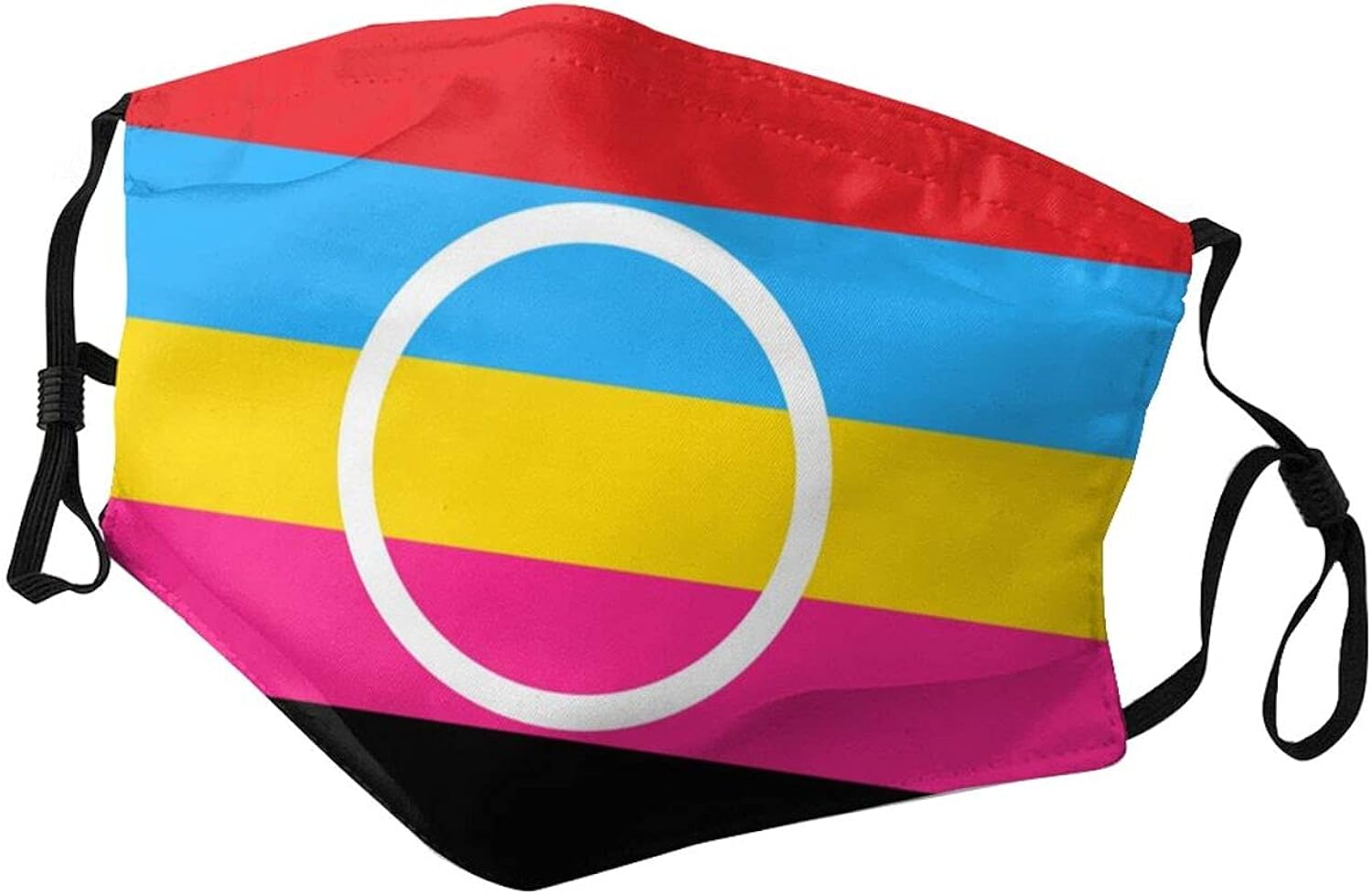 Polyamory Pride Flag LGBTQ Face Mask Reusable Washable Dust