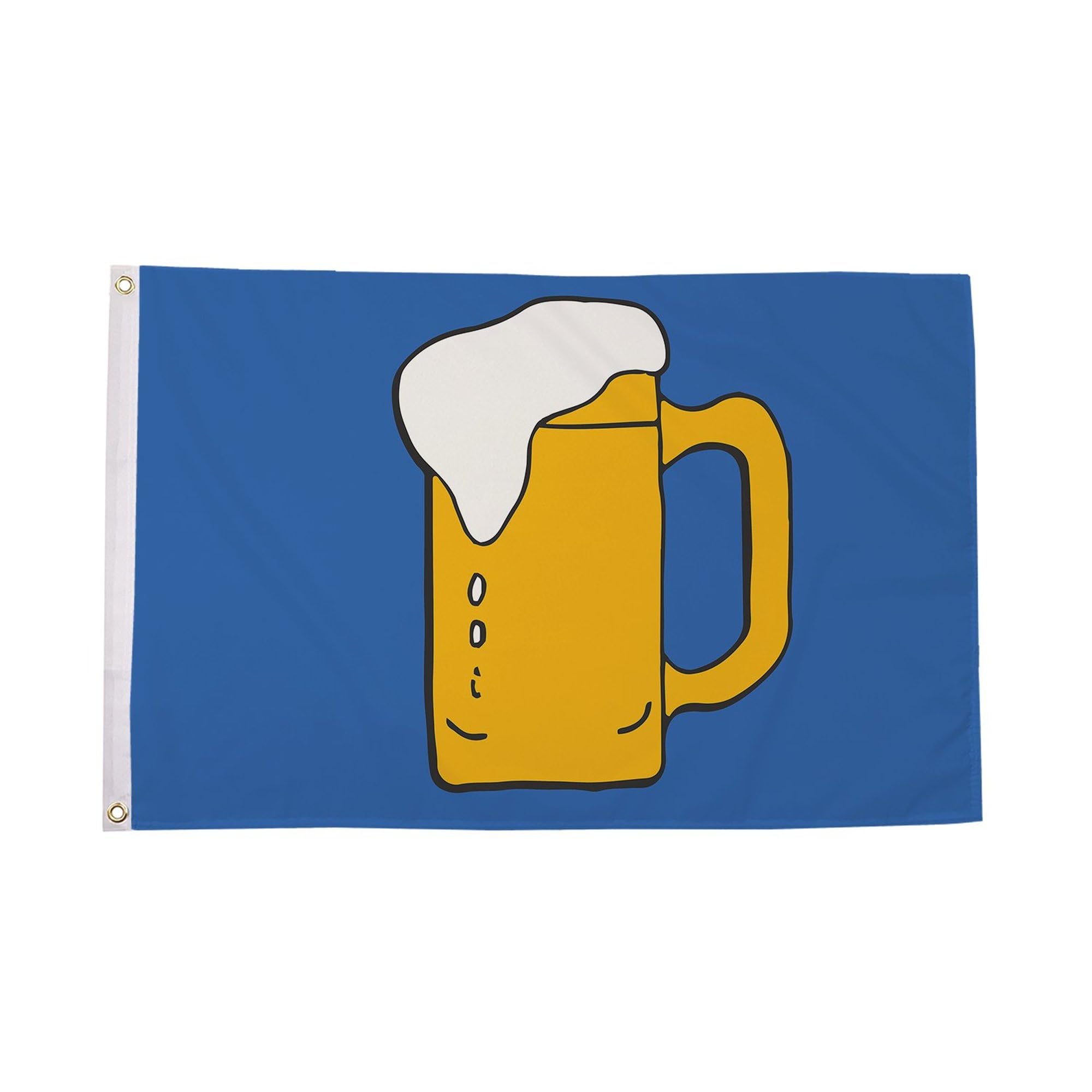 Flagtex Beer Flag 5ft x 3ft Large Flag 150cm x 90cm | Premium Woven Polyester with Brass Eyelets | Indoor Outdoor Garden Decoration Wall Hanging Display | Pub Bar Party Novelty Banner