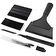 Gomake Vinyl Wrap Tool Set Window Tint Kit,Window Tint Tools Small Rubber Squeegee, Car Window Tint Application Kit,Vinyl Wrap Tools Felt Squeegee for Car Wrapping,Window Cleaning