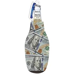 Beer Bottle Cooler Sleeve $100 Dollar Bill US Set
