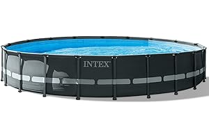 INTEX 26327EH 22ft X 48in Ultra XTR Deluxe Above Ground Swimming Pool Set – Includes 2100 GPH Cartridge Sand Filter Pump – SuperTough Puncture Resistant – Rust Resistant – Easy to Assemble