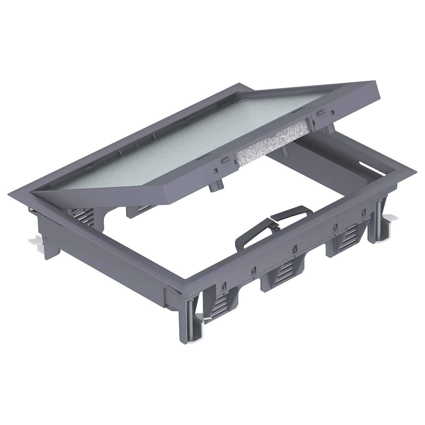 obo-bettermann sist. canaliz. den Floor - Set portamecanismo ges62u10t 7011 Universal mounting rods