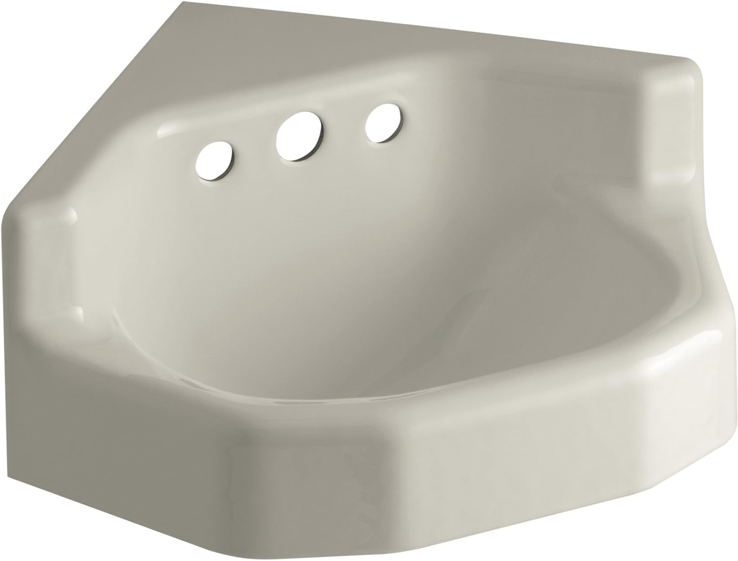 KOHLER K2766EHG9 Marston WallMount Corner Bathroom Sink, Less
