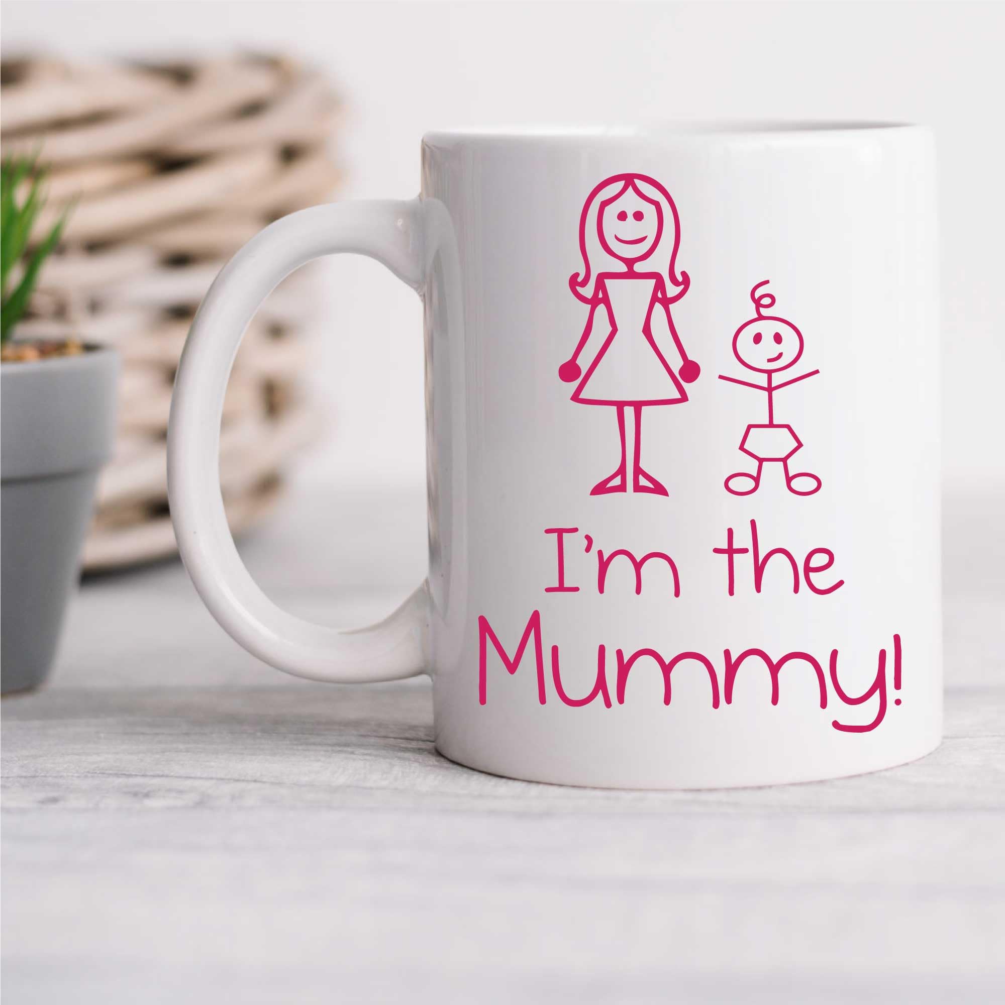 60 Second Makeover Limited I'm The Mummy Mug Family Present New Mumy Mum New Baby Gift Cup Ceramic