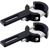 Motorcycle Spotlight Mount Brackets, Motorbike Tube Clamp Turn Signal Mounting Clamp Holder for 0.78"-1.5" Roll Bar (2 Pcs)