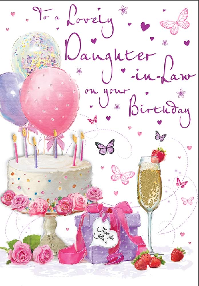 Piccadilly Greetings Birthday Card Daughter in Law - 9 x 6 inches - Regal Publishing