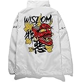 AITFINEISM Men's Lightweight Windbreaker Jacket Casual Zip Up Jackets With Hooded