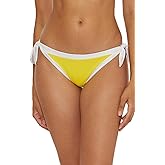 Trina Turk Women's Standard Courtside Tie Side Bikini Bottom, Cheeky Coverage, Swimwear Separates