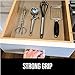Gorilla Grip powerGRIP Drawer Shelf and Cabinet Liner, Thick Strong Hold, Non-Adhesive Liners Protect Kitchen Cabinets and Cupboard, Bathroom Drawers, Easy Install, Breathable Mat, 20