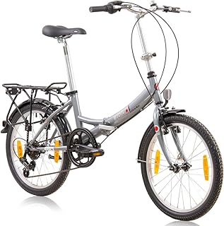 tretwerk DIREKT gute Räder Foldo 1.0 20 Zoll Klapprad, Falt-Fahrrad 6-Gang Kettenschaltung mit Gepäckträger