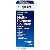 Topcare, Health Daily Use Multi Purpose Contact Lens Solution, 12 Ounce