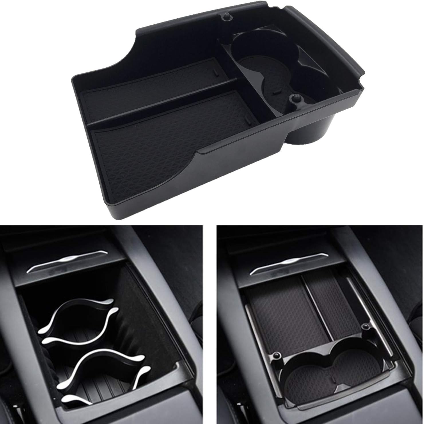 JOJOMARK for Tesla Model S/X Accessories Center Console Organizer Tray