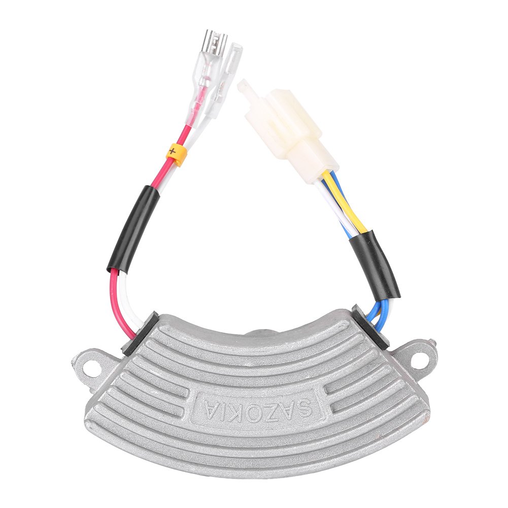 Akozon Automatic Voltage Regulator Arc Shape AVR Generator Voltage Regulator for Single Phase Petrol Generator 2KW-3.5KW