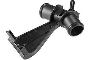 Partuto Engine Radiator Water Outlet Coolant Pipe No.165770T030 - Car Outlet Heater Hose Connector - for Toyota Corolla 1.8L 2009-2014 Plastic Black 1 Pc