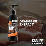 SCRUBB Orange Heavy Duty Beaded Hand Cleaner 1L Pump Top view 3