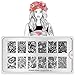 MoYou-London Nail Art Image Stamping Plate Flower Power Collection 16 US Stock