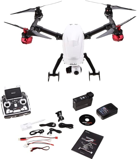 Walkera Voyager 3 Drone w/ 4k Camera 3D & 360º Gimbal Plus LCD FPV Remote Control Radio Amazon