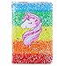 ICOSY Unicorn Sequin Journal Magic Reversible Sequin Notebook Girls Diary Girls Journal Set Mermaid Flip Sequin Notebook Unicorn Journal Gifts for Girls