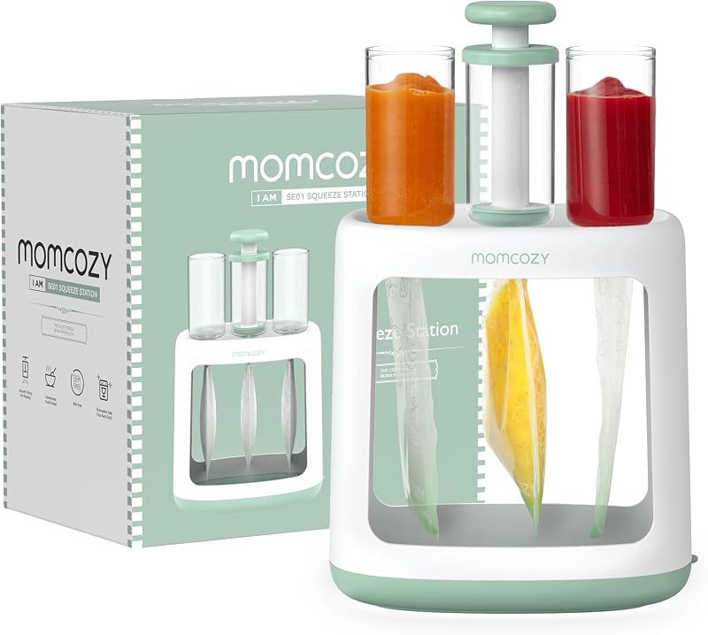 Momcozy Squeeze Station for Homemade Baby Food Pouch Filling Station