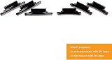 Sametop Helmet Mounts Sticky Pads Flat Curved 3M for GoPro Hero DJI Action view 5