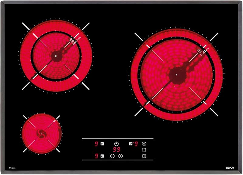 Teka TR5300 Hob Fitted vitroceramic Black 60 x 5 x 43.5 cm