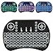 Backlit Mini Keyboard, Globmall 2.4Ghz Wireless Keyboard with Touchpad mouse, Portable Rechargeable Battery for Raspberry Pi, Mac, Linux, IPTV, Android TV Box, Windows