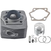 KANECJDL 50mm Cylinder Head Piston Kit, Fit Motorized Bicycle | fit 100cc engine, motorised bike replacement motor parts