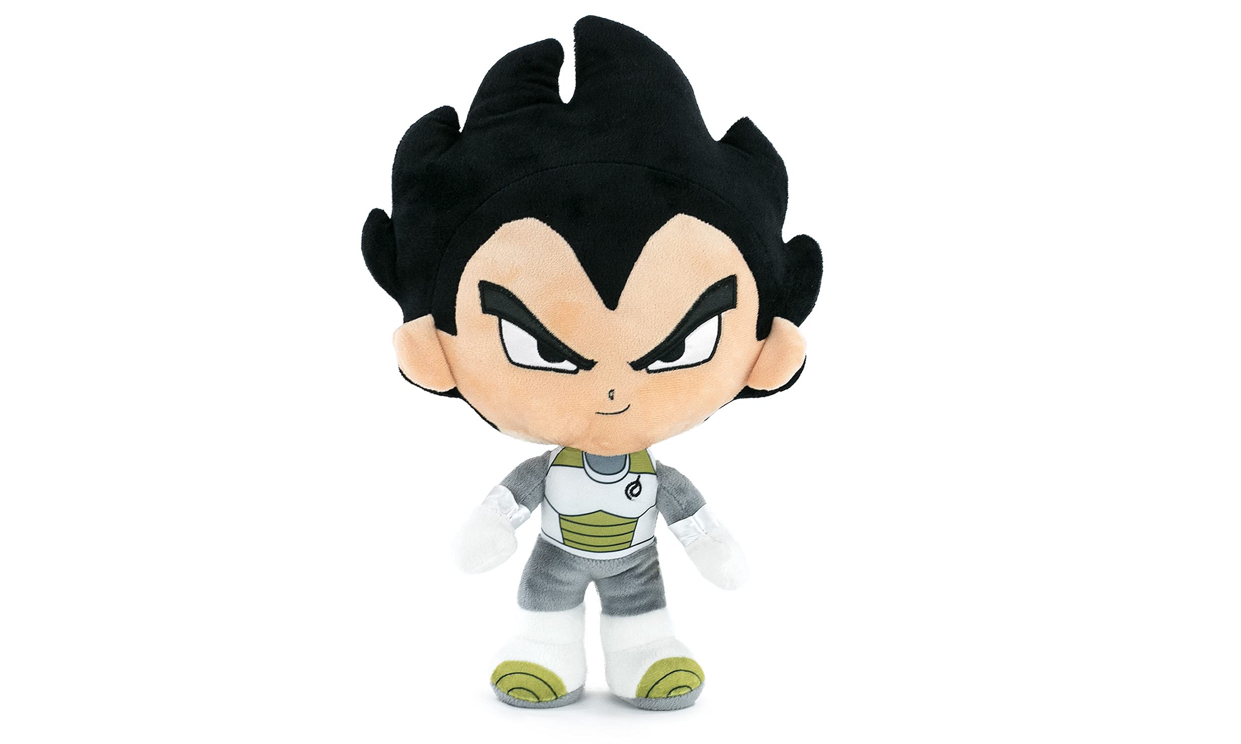 Play by Play Dragon Ball Super Protagonists Plushies, Goku, Piccolo, Vegeta, Beerus, Majin Buu - Super Soft Quality (23-27cm, Vegeta)