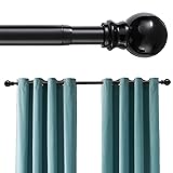 Black Curtain Rod 32 to 52 Inch - Telescoping