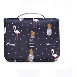 Borsa da toilette in pelle di grandi dimensioni per donna che trasporta Kit per