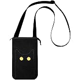 S.Leaf Small Crossbody Bags for Women Travel Black Anti Theft Cell Phone Crossbody Bags Purses Cat Lover Gifts for Women