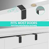 HapiRm Over The Door Organizer with 4 Large Metal Baskets and Hooks view 6