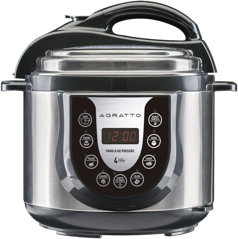 Panela De Pressão Eletrônica Ped-02 Agratto, Agratto, 3879