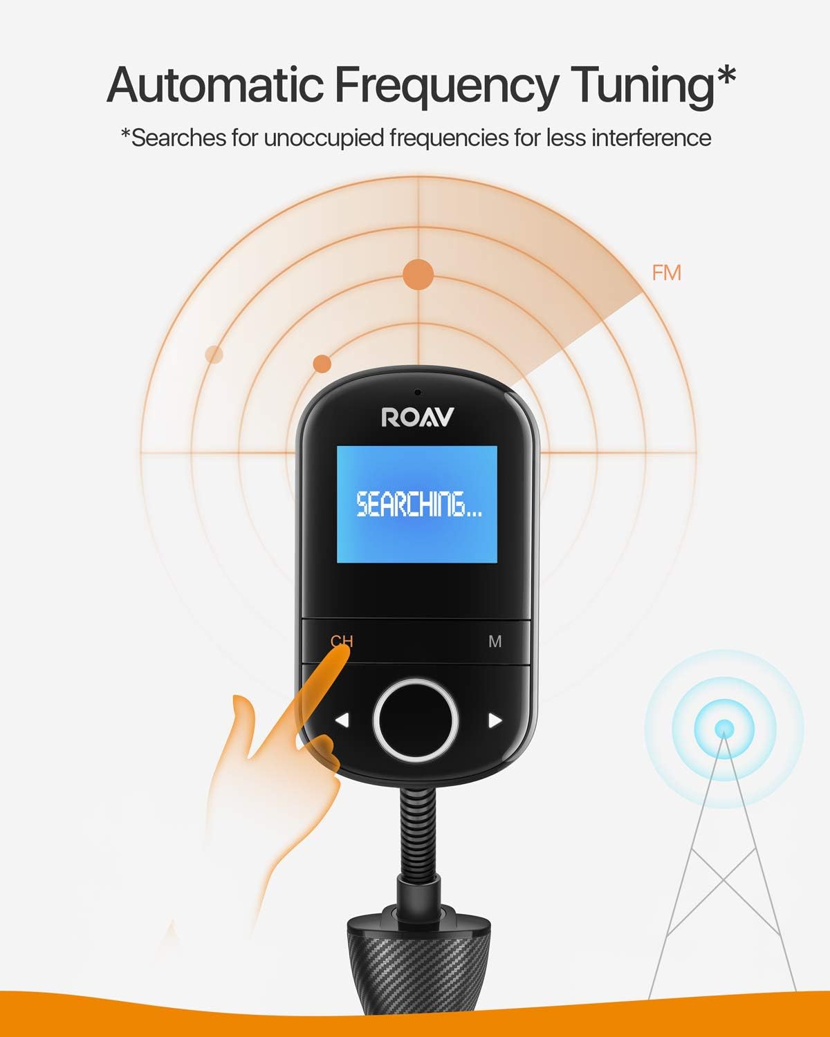 roav smartcharge bluetooth wireless fm transmitter