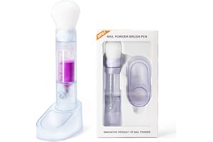 I·B·N G Dip Powder Recycling Tray Pen with Brush, Upgraded Mess-Free Nail Dip Powder Recycling System DIY Manicures Tool for Nail Technician Beginner Use