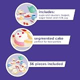 Casdon 33-Piece Tea Set Colourful Playset for Preschool 3+ New Colourway view 5