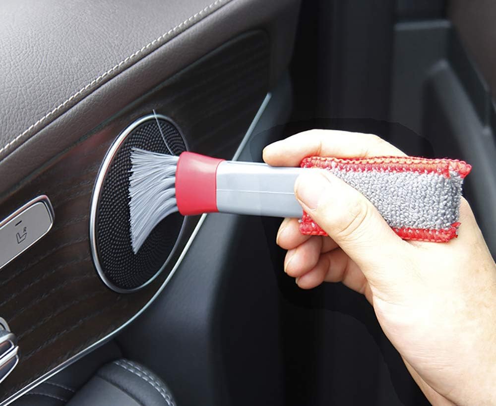 Amazon Mousrs 軽量 洗車用ブラシ 自転車エアコン 掃除 吹き出し口 多機能 隙間ブラシ 便利 繰り返し使用 3色選択可能 グリーン ブラシ 車 バイク