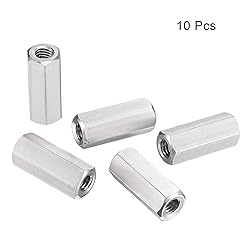 uxcell M6 x 1.0-Pitch 25mm Length 304 Stainless
