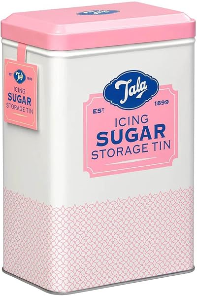 Tala Originals Nostalgic Pink Cream Storage Tin 18.5x18.5x19 cm