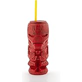 Geeki Tikis Marvel Iron Man Tumbler | Official Marvel Collectible Plastic Tiki Style Cup | Holds 22 Ounces