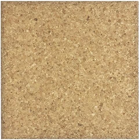 XL Coasters Square Cork Drink Coaster Set (6 Inch, Set of 2) – Oversized cork absorbent drink coasters