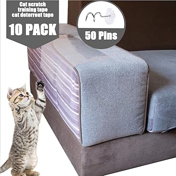 Amazon Co Jp ペットソファープロテクター 猫スクラッチから家具プロテクター 10packクリアペットの猫犬クローガー自己粘着パッド ソファーガード猫のために 猫のスクラッチパッドの抑止力 残留無料 Xl スポーツ アウトドア