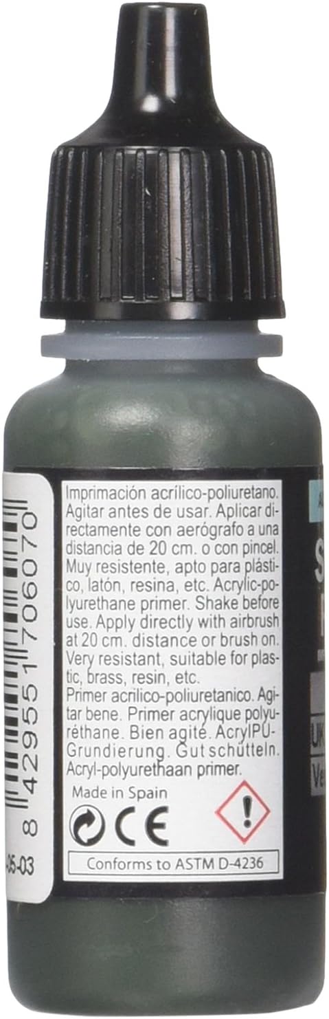 Vallejo Model Color 17 ml Polyurethane Primer - UK Bronze Green, 17 ml (Pack of 1) - Image 3