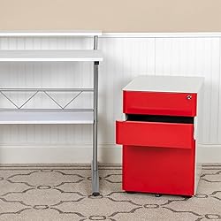 Flash Furniture Warner Modern 3-Drawer Mobile