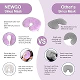 NEWGO Face Heating Mask Microwavable Heating Pad Purple view 7