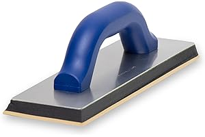 MARSHALLTOWN Tile Grouter’s Float, 12 x 4 inches, Plastic Handle, Pure Gum Rubber, Made in the USA, 43XL